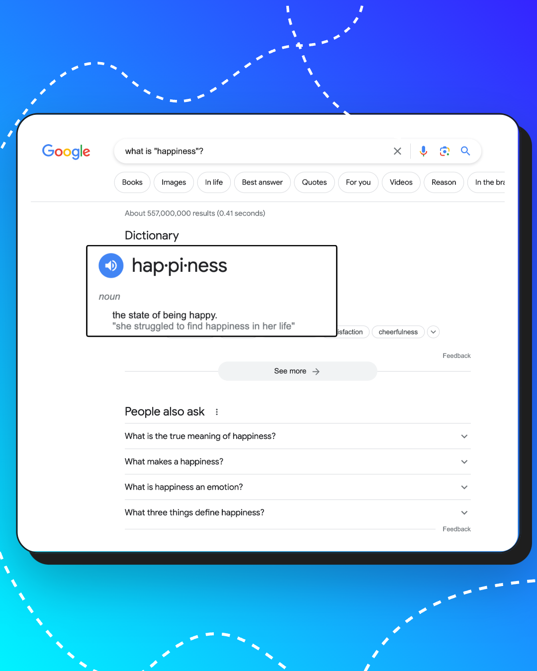 The Definition of Happiness