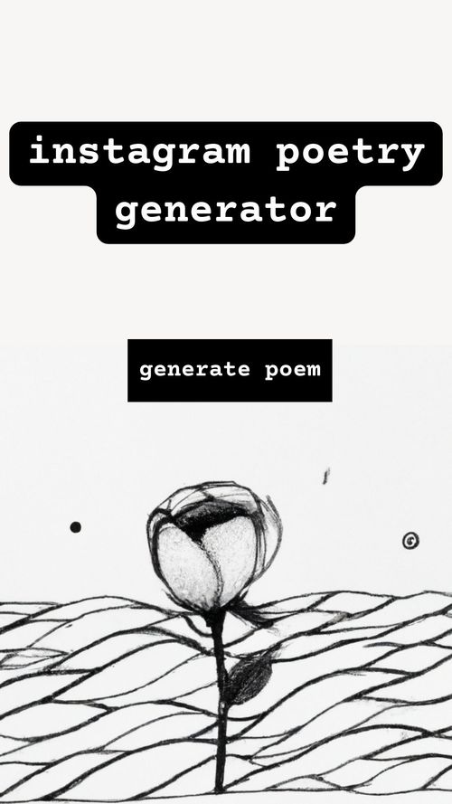 Poem Generator🥀