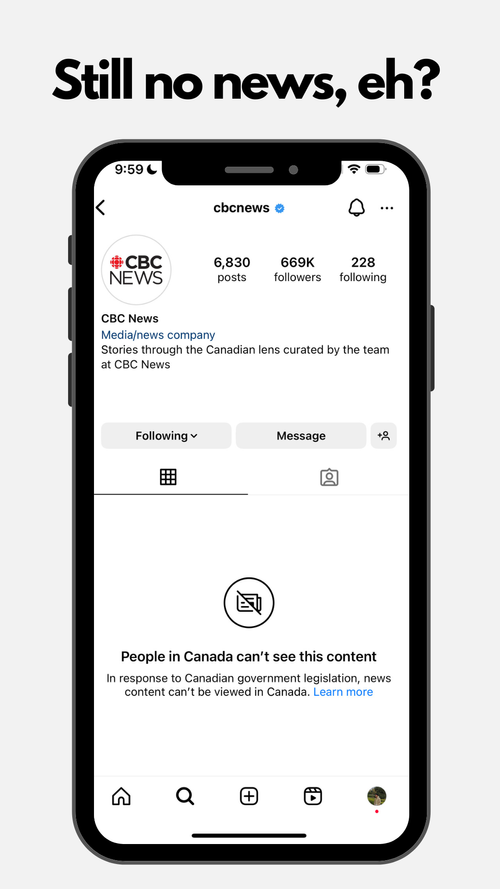 Breaking News: Meta's News Ban is Making Headlines Canada Can't See